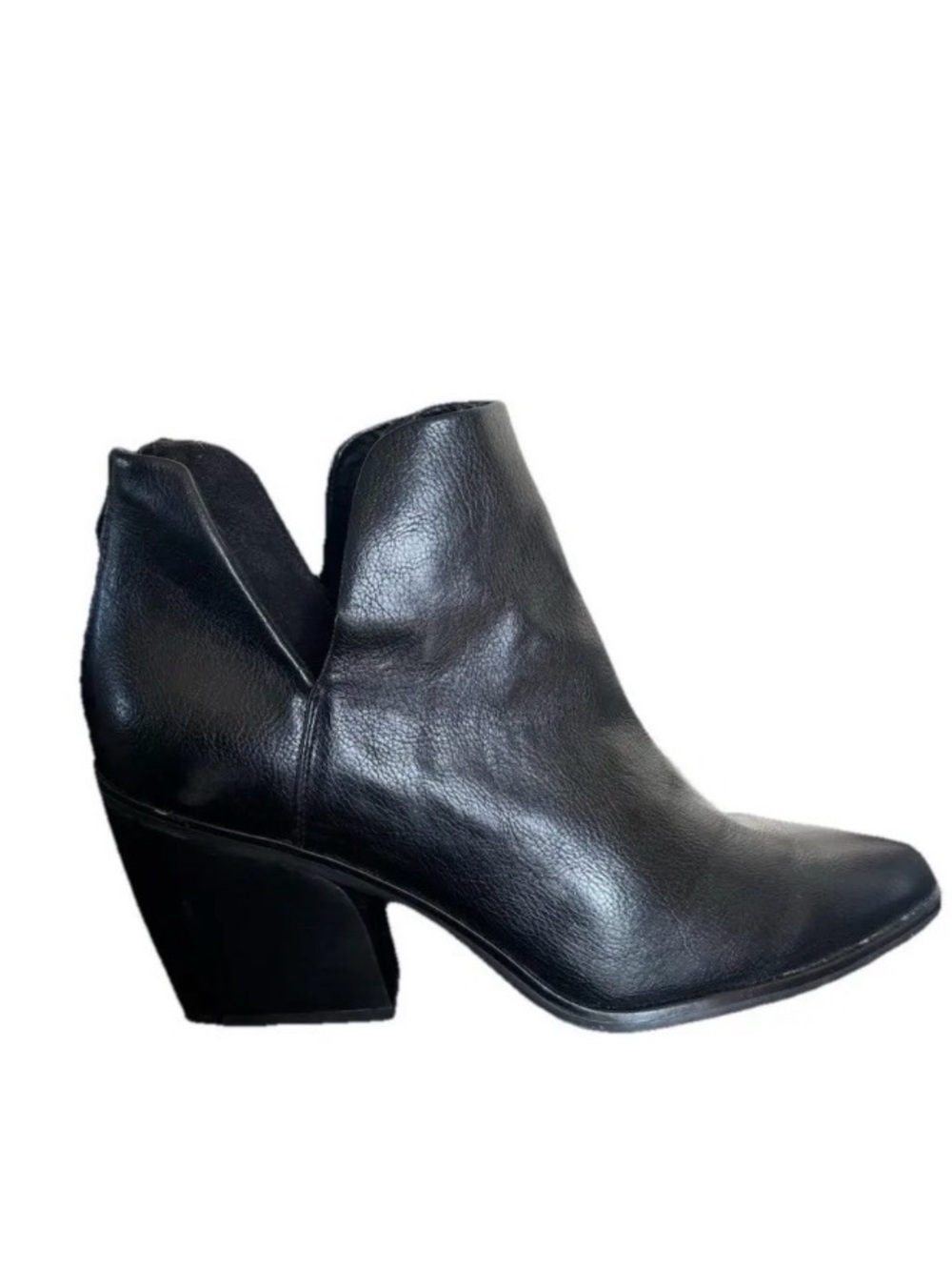 Michael By Michael Shannon Aubrey Heel Pointed Toe Boot Black Shoe Size 9